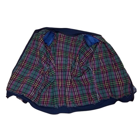 American Vintage 80s Handmade Quilt Patchwork Granny Bomber Jacket - Picture 5 of 5